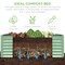 Best Choice Products 6x3x2ft Outdoor Metal Raised Garden Bed, Planter Box for Vegetables, Flowers, Herbs